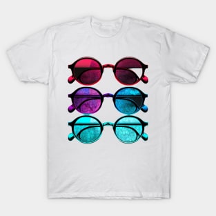 Dark colours glasses T-Shirt